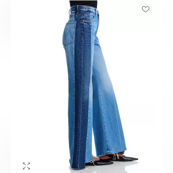 Mother Superior Denim - Women's Two-Tone Flare Jeans - Picture 3 of 7